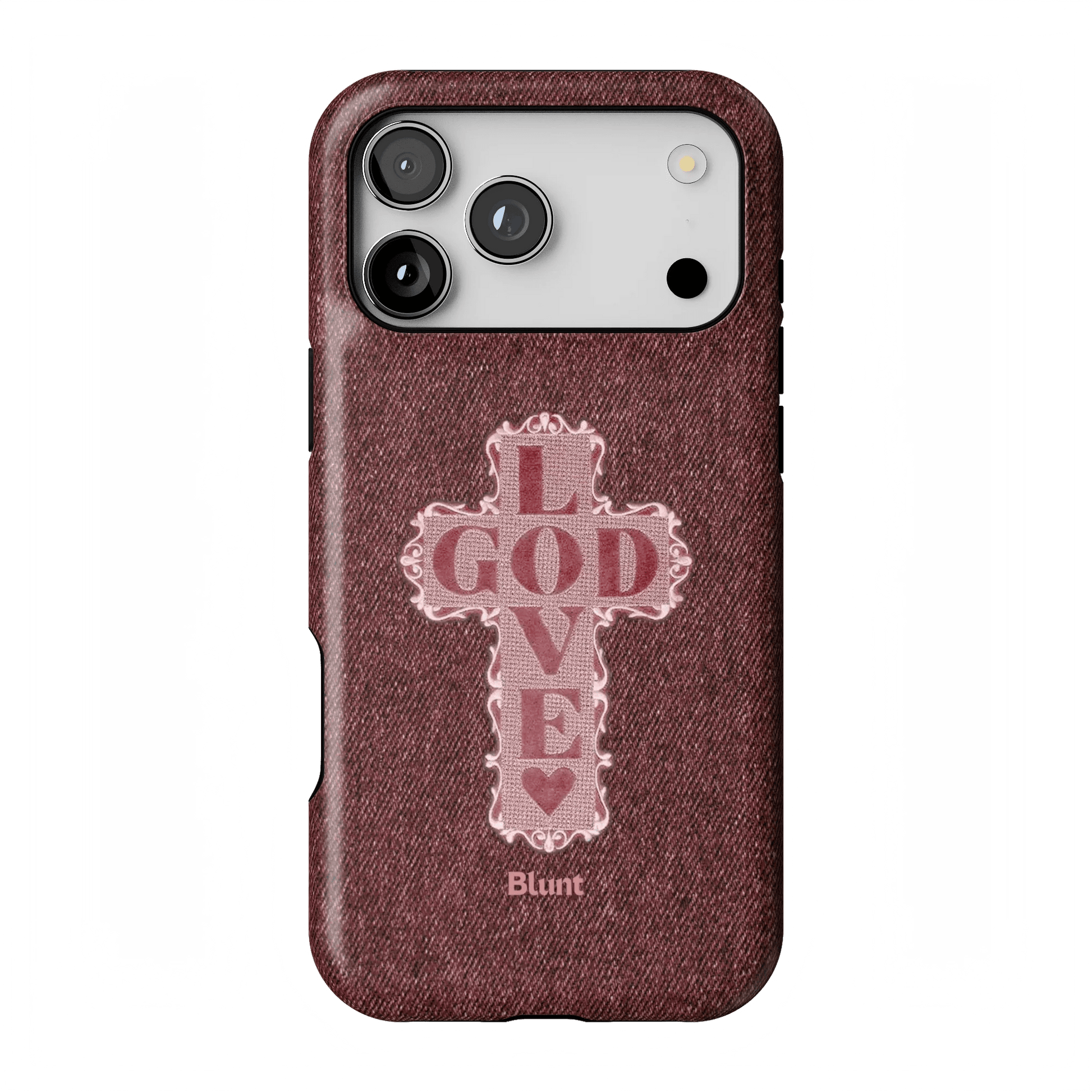 Love God Pink Cross iPhone Case - Blunt Cases