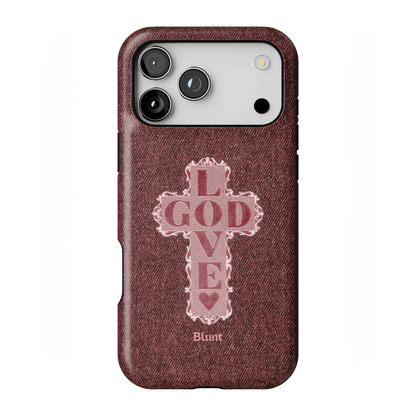 Love God Pink Cross iPhone Case - Blunt Cases