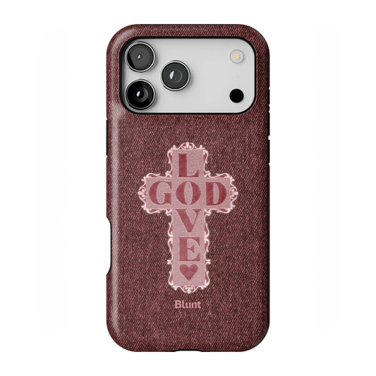 Love God Pink Cross iPhone Case - Blunt Cases
