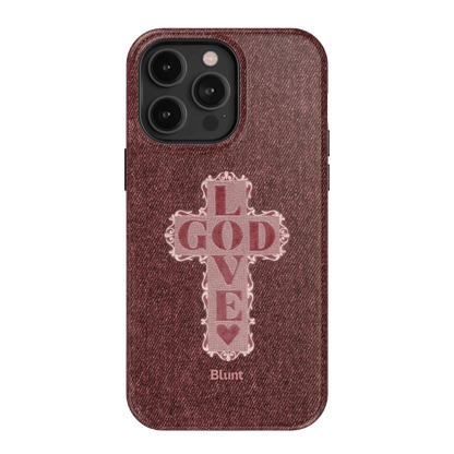 Love God Pink Cross iPhone Case - Blunt Cases