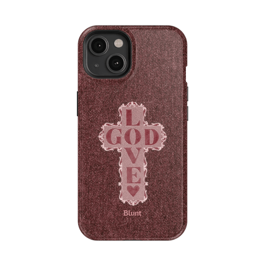 Love God Pink Cross iPhone Case - Blunt Cases