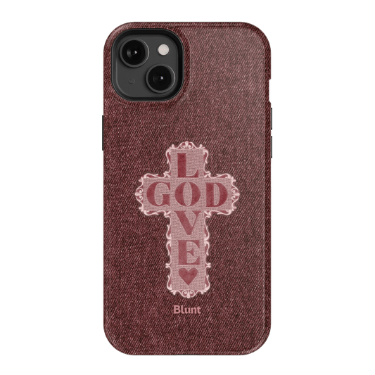 Love God Pink Cross iPhone Case - Blunt Cases