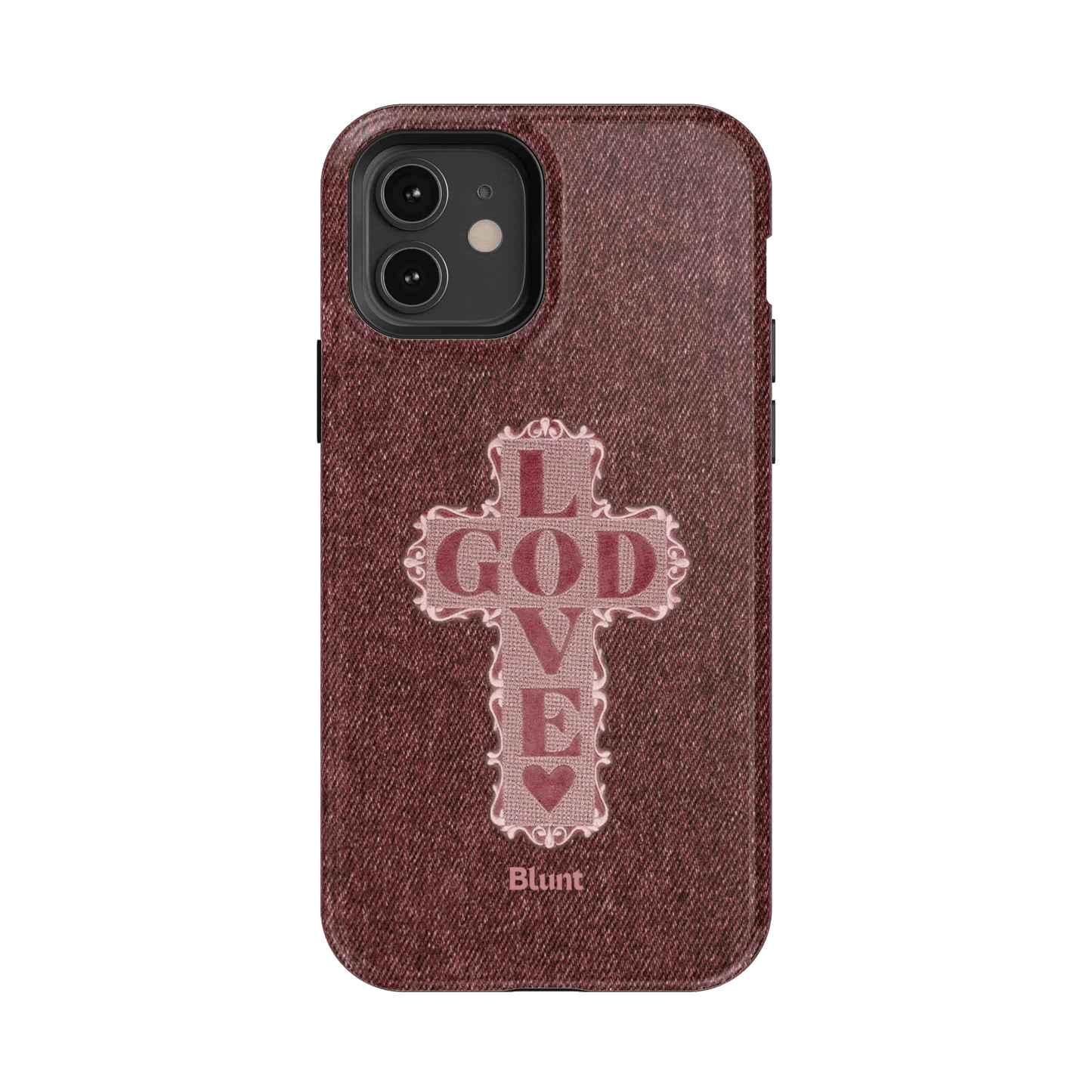Love God Pink Cross iPhone Case - Blunt Cases