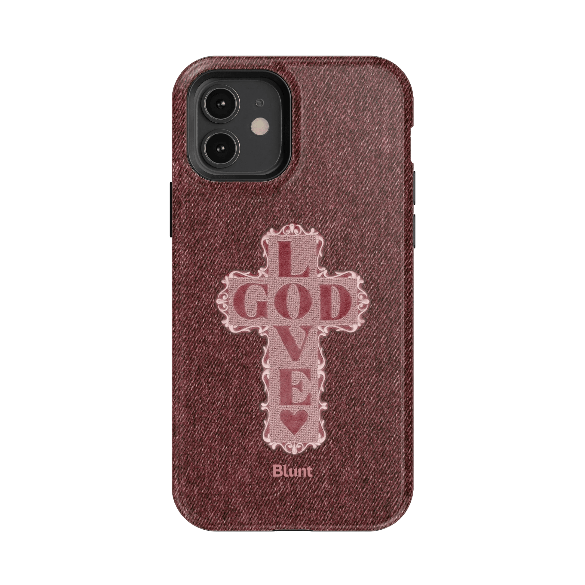 Love God Pink Cross iPhone Case - Blunt Cases
