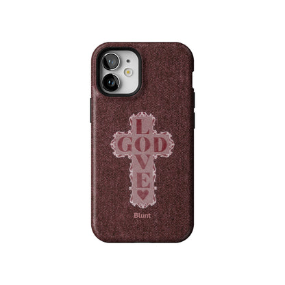 Love God Pink Cross iPhone Case gallery - Iphone_12_Mini_Air_Plus_1