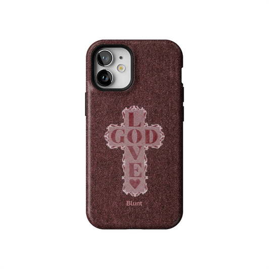 Love God Pink Cross iPhone Case gallery - Iphone_12_Mini_Air_Plus_1