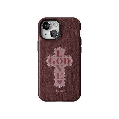 Love God Pink Cross iPhone Case gallery - Iphone_13_Mini_Air_Plus_1