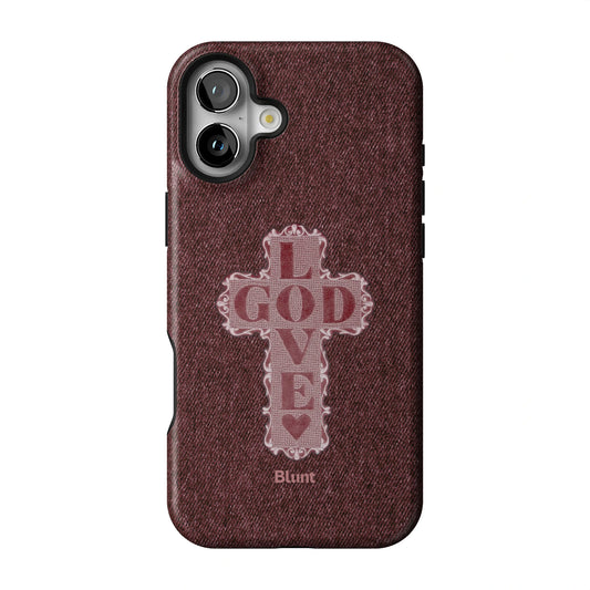 Love God Pink Cross iPhone Case gallery - Iphone_16_Mini_Air_Plus_1