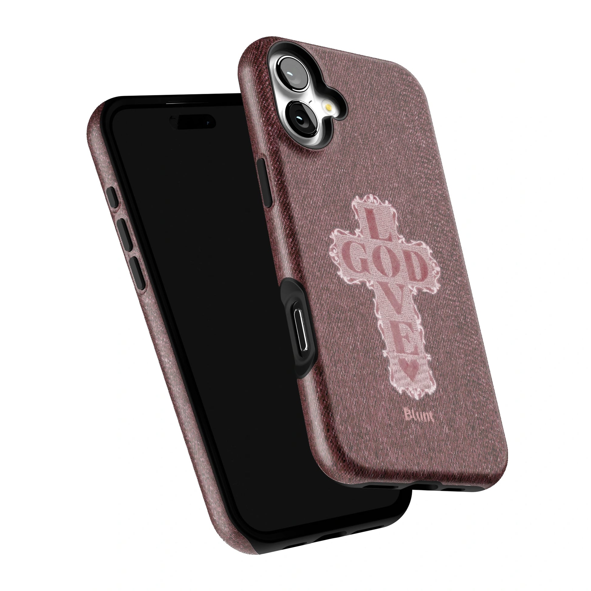 Love God Pink Cross iPhone Case gallery - Iphone_16_Mini_Air_Plus_6