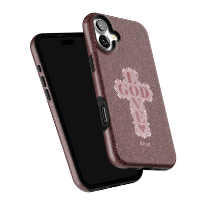 Love God Pink Cross iPhone Case gallery - Iphone_16_Mini_Air_Plus_6