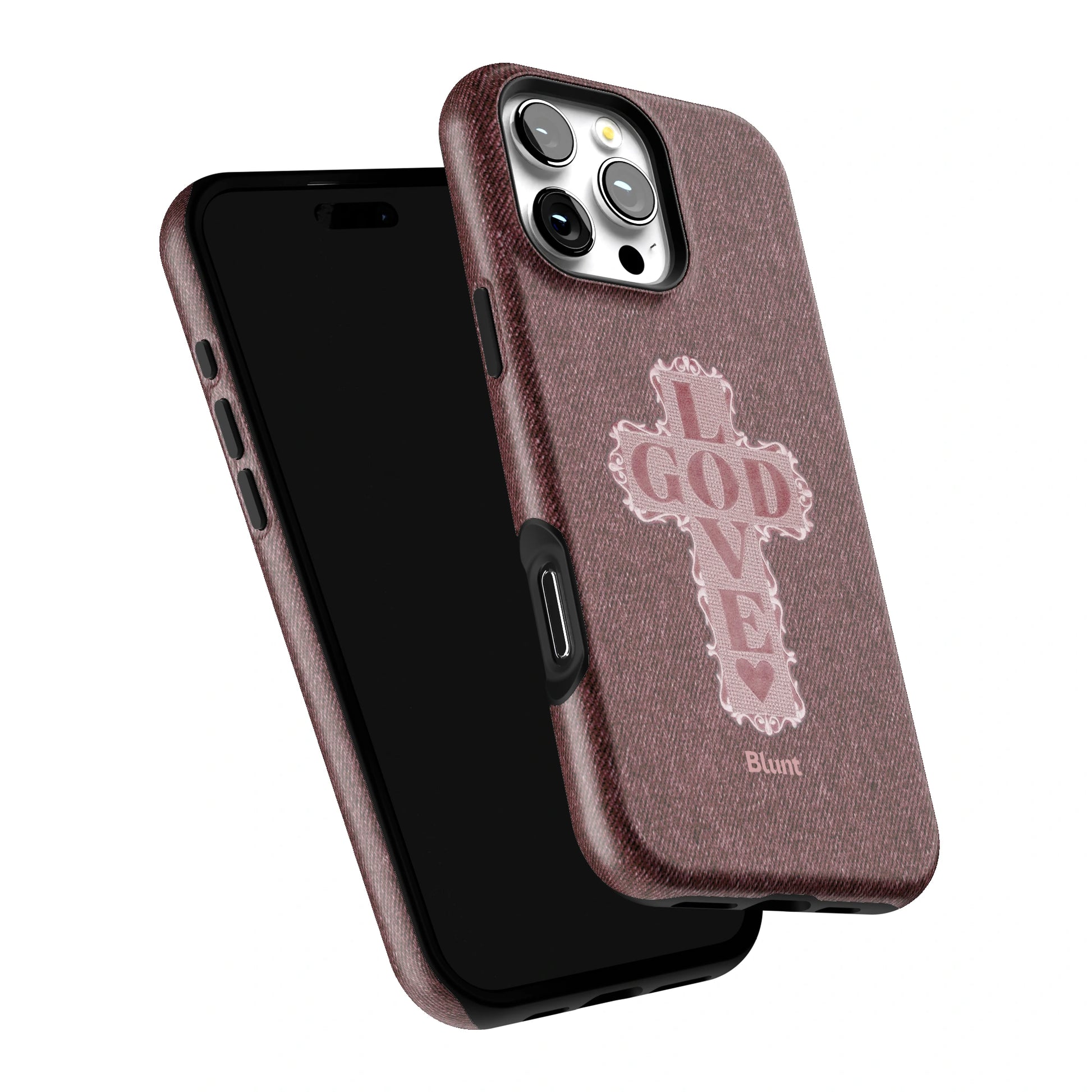 Love God Pink Cross iPhone Case gallery - Iphone_16_Pro_Max_6