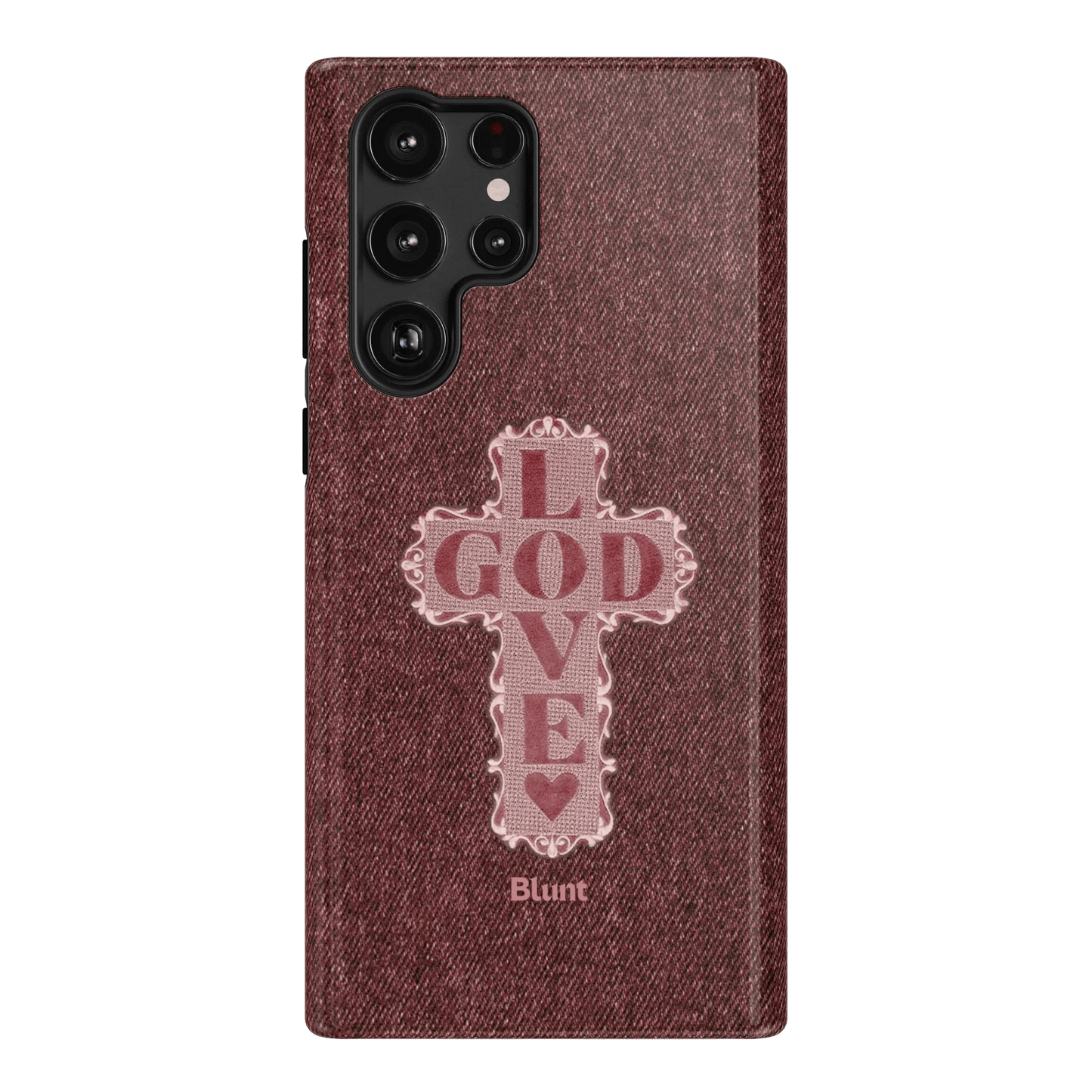 Love God Pink Cross Samsung Case - Blunt Cases