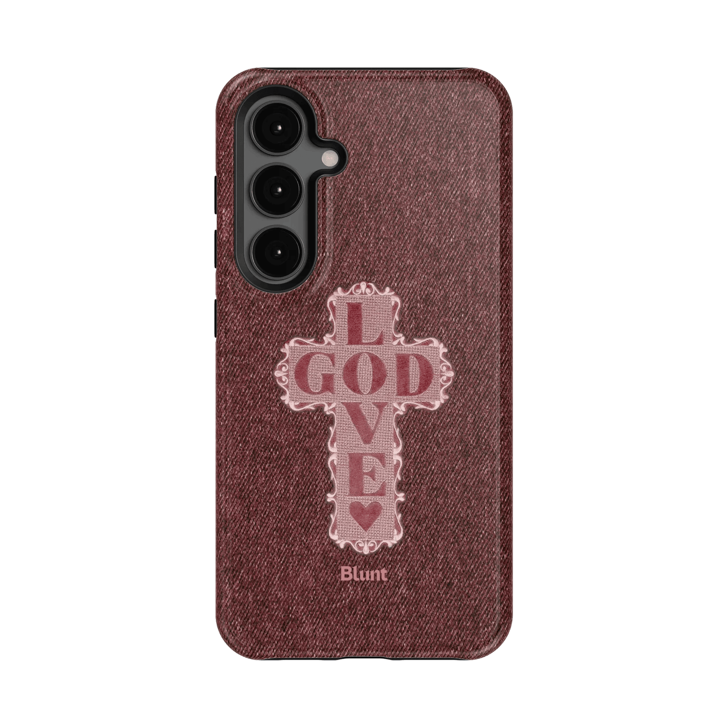 Love God Pink Cross Samsung Case - Blunt Cases