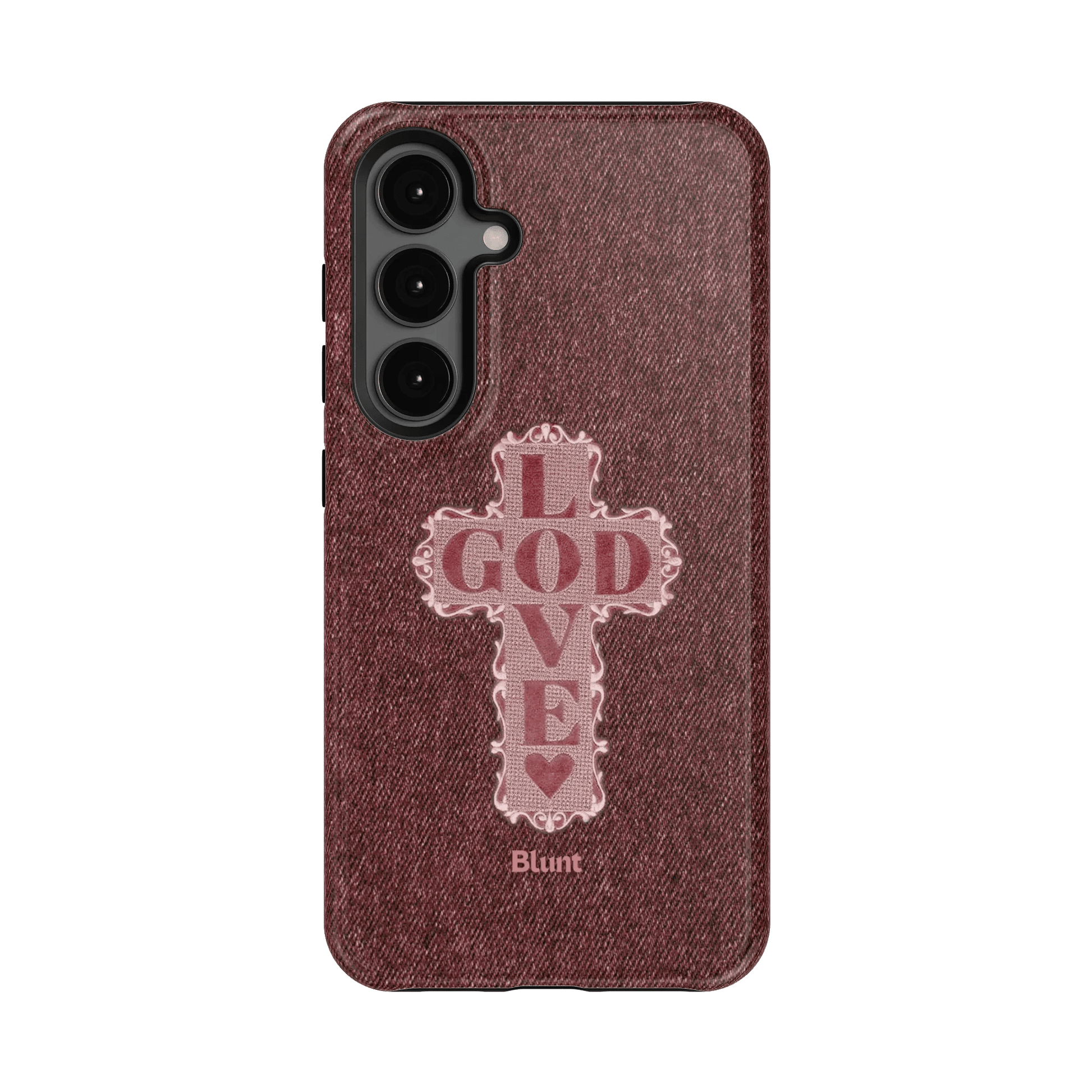 Love God Pink Cross Samsung Case - Blunt Cases