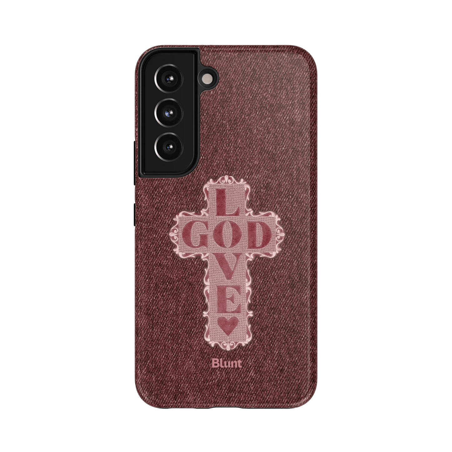 Love God Pink Cross Samsung Case - Blunt Cases