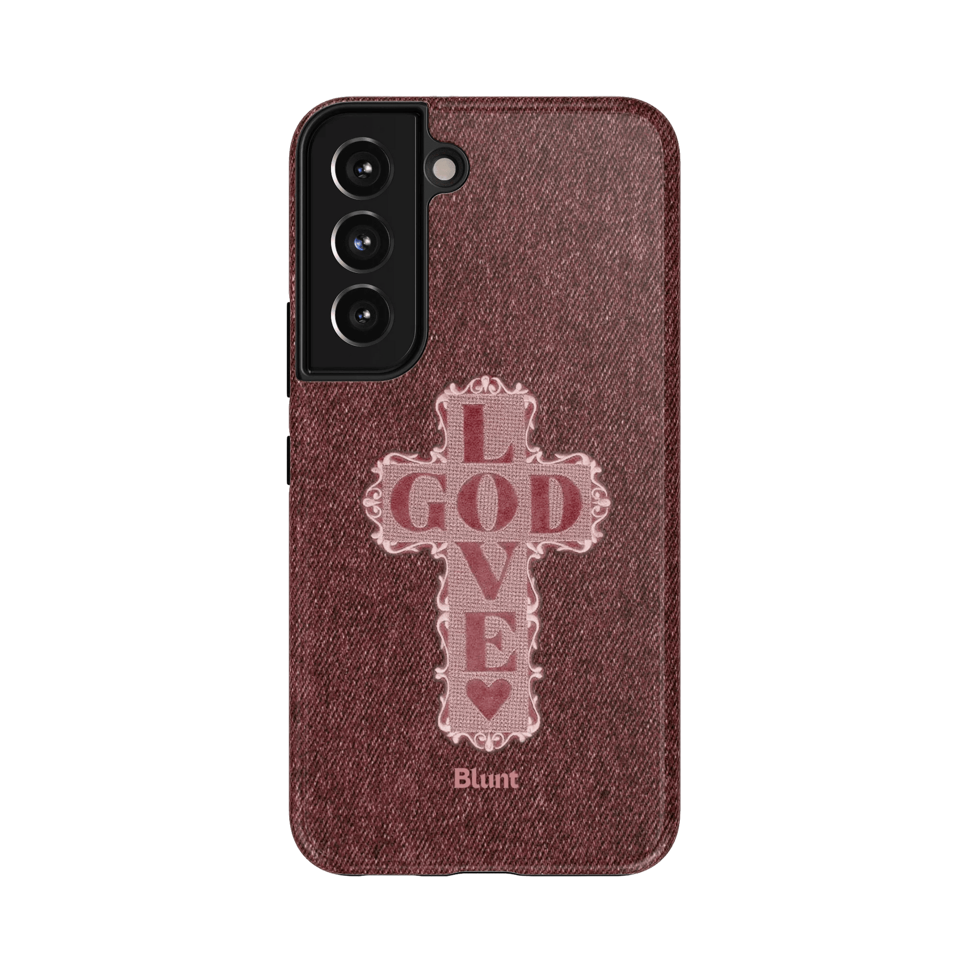 Love God Pink Cross Samsung Case - Blunt Cases