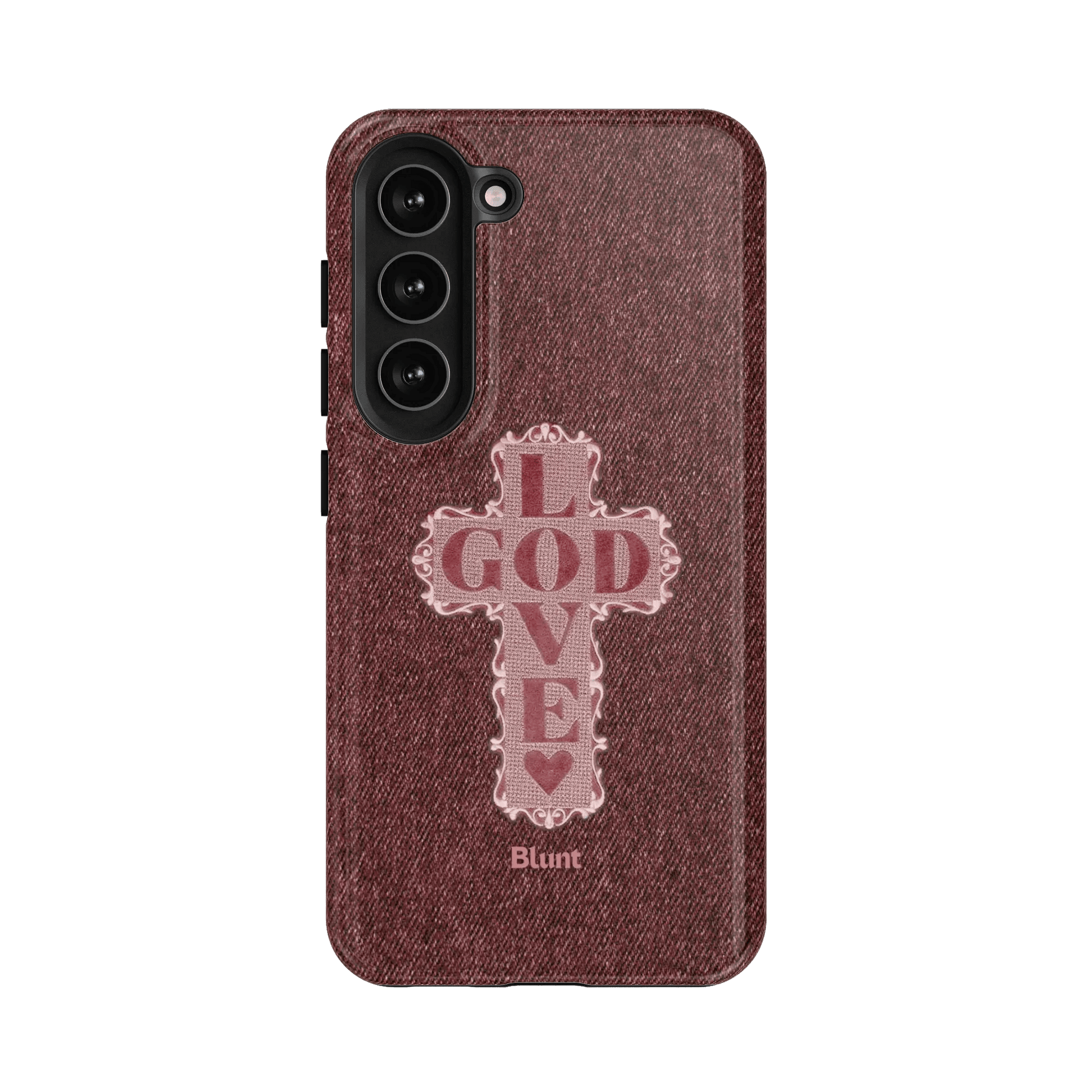Love God Pink Cross Samsung Case - Blunt Cases