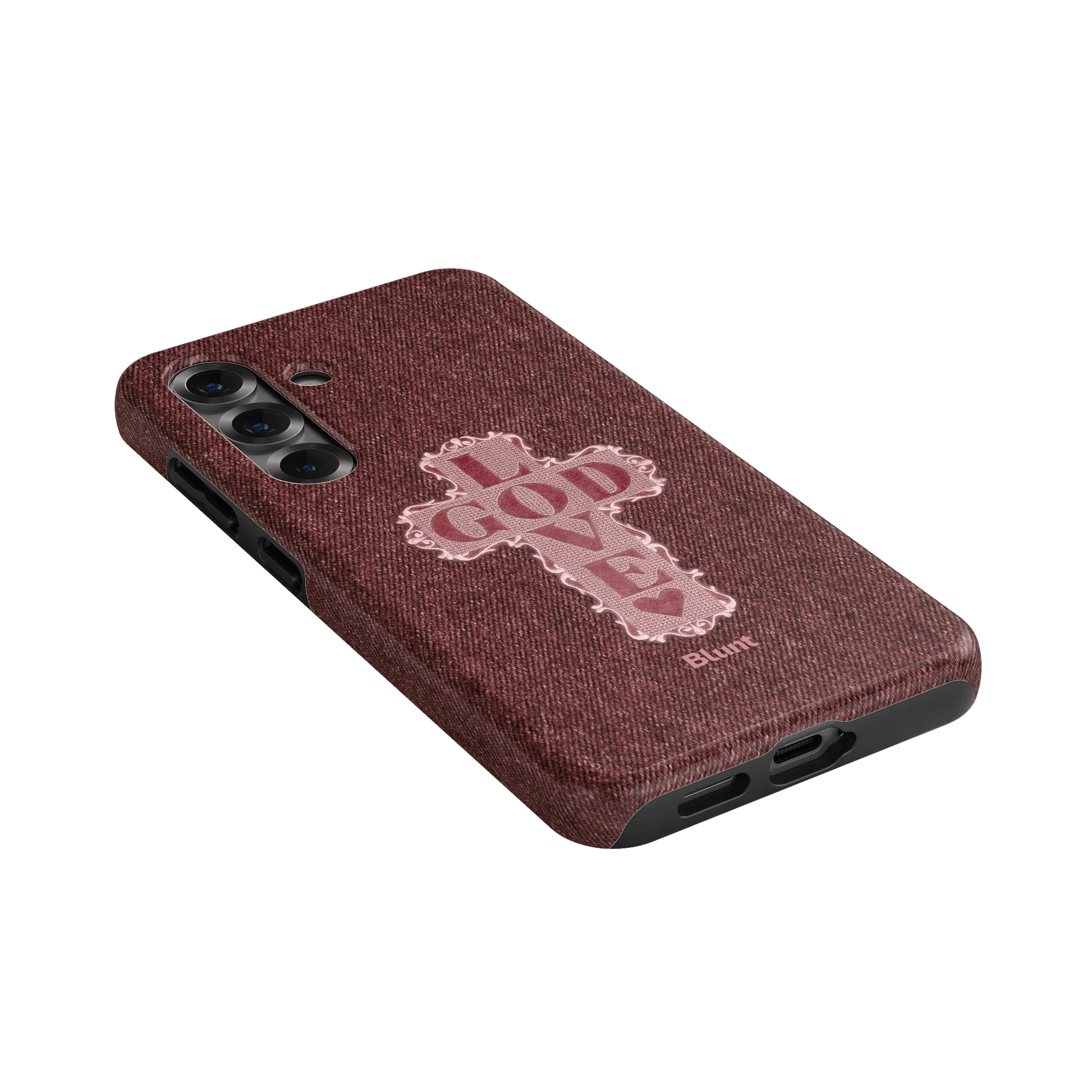 Love God Pink Cross Samsung Case - Blunt Cases