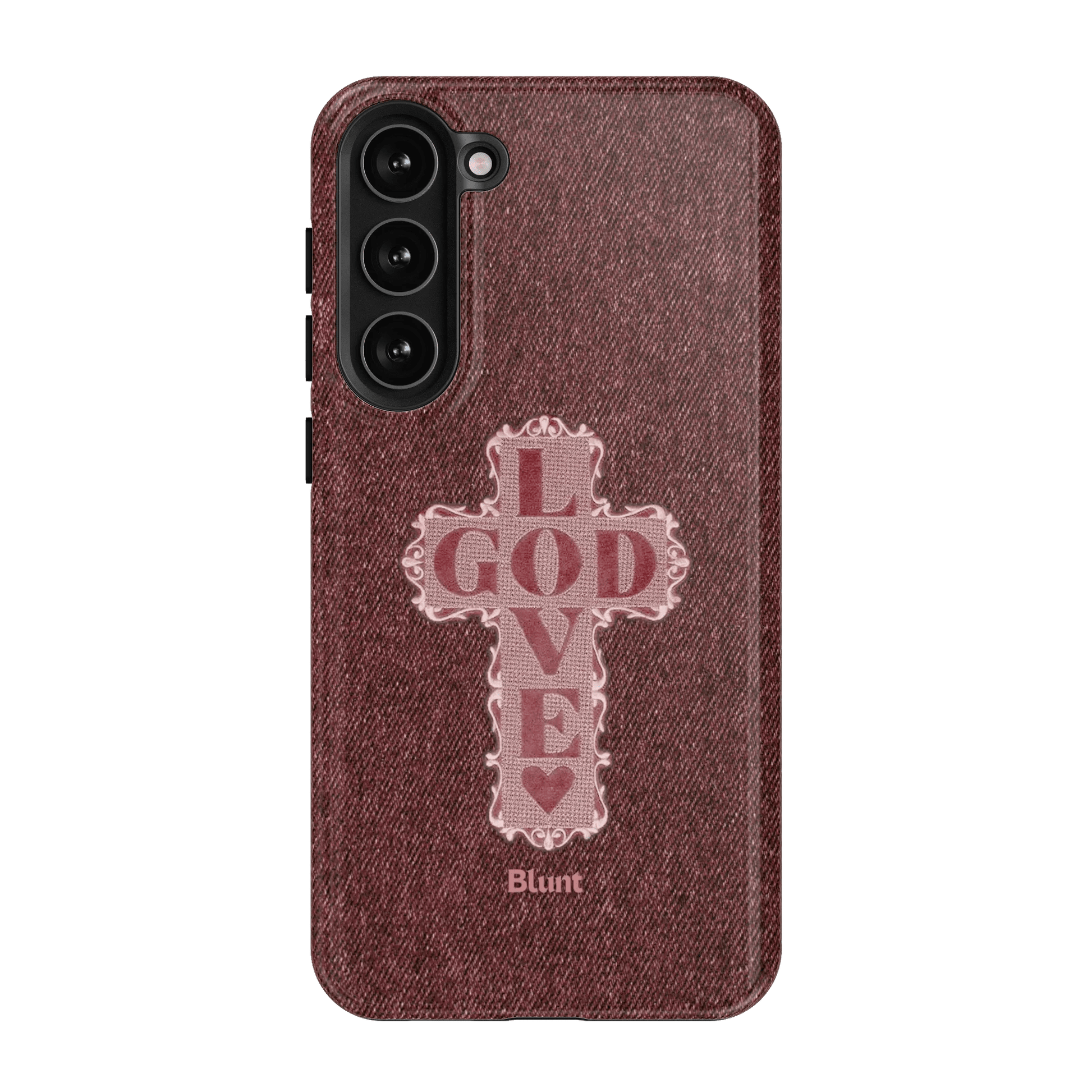 Love God Pink Cross Samsung Case - Blunt Cases