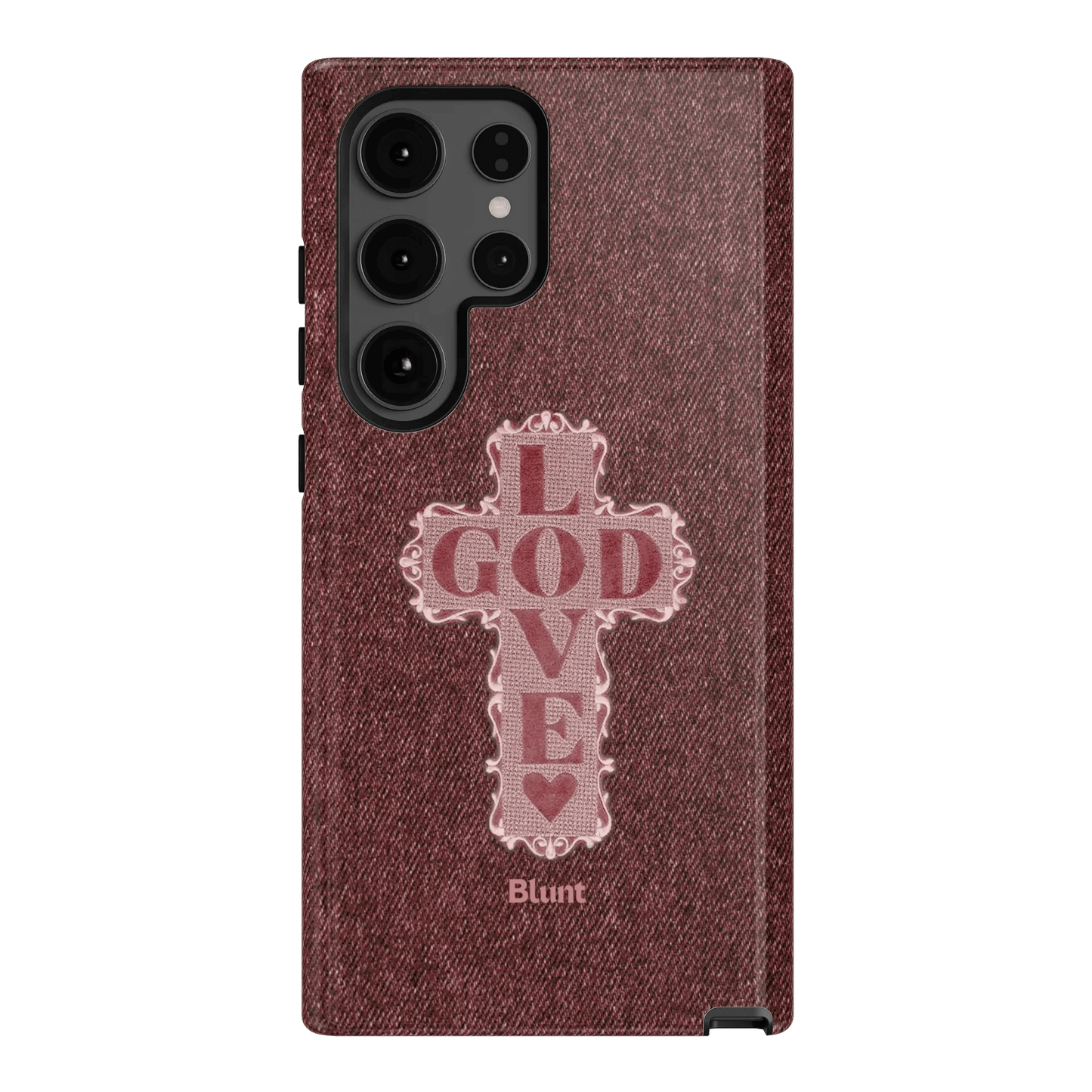 Love God Pink Cross Samsung Case - Blunt Cases