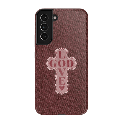 Love God Pink Cross Samsung Case - Blunt Cases