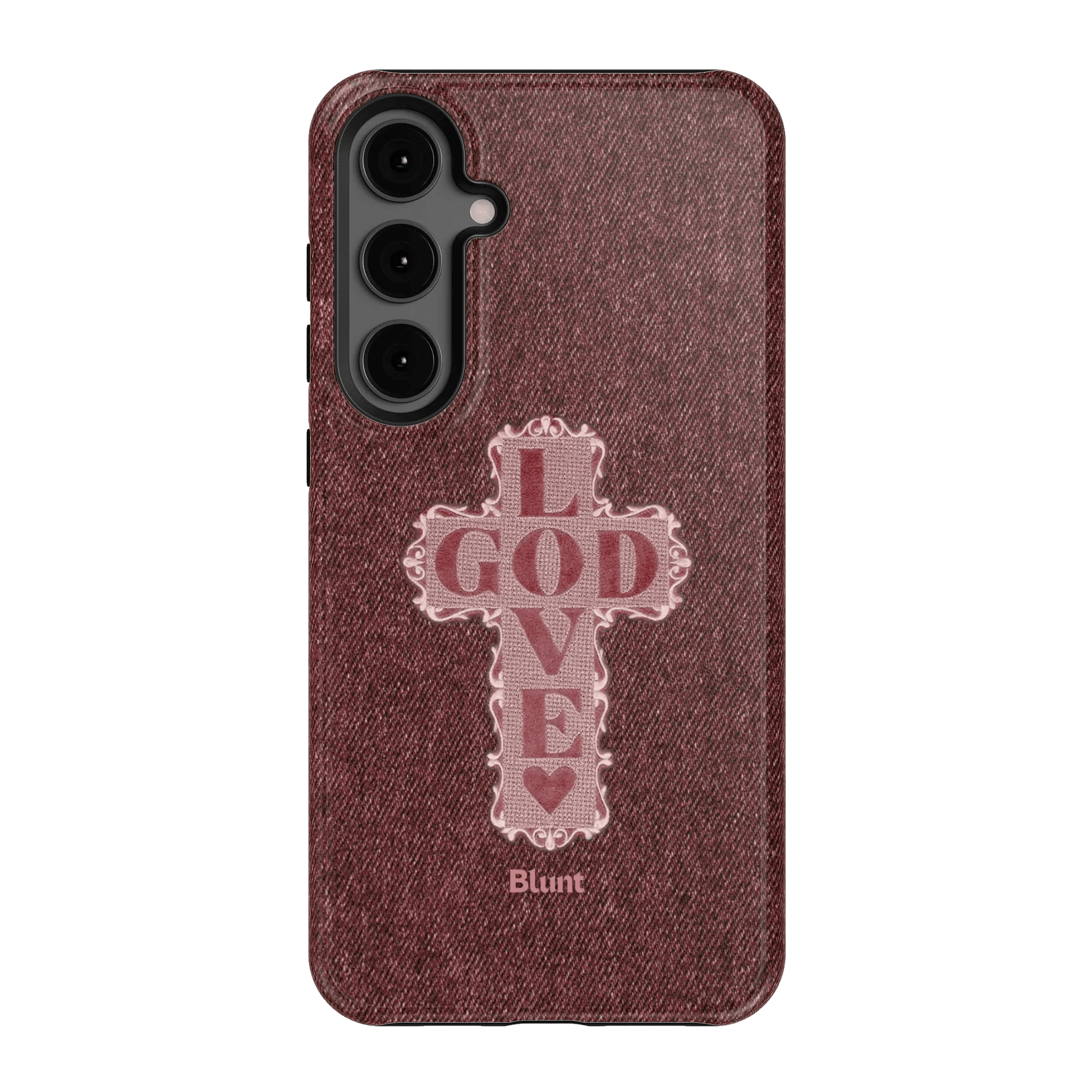 Love God Pink Cross Samsung Case - Blunt Cases