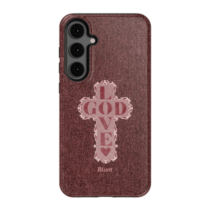 Love God Pink Cross Samsung Case - Blunt Cases