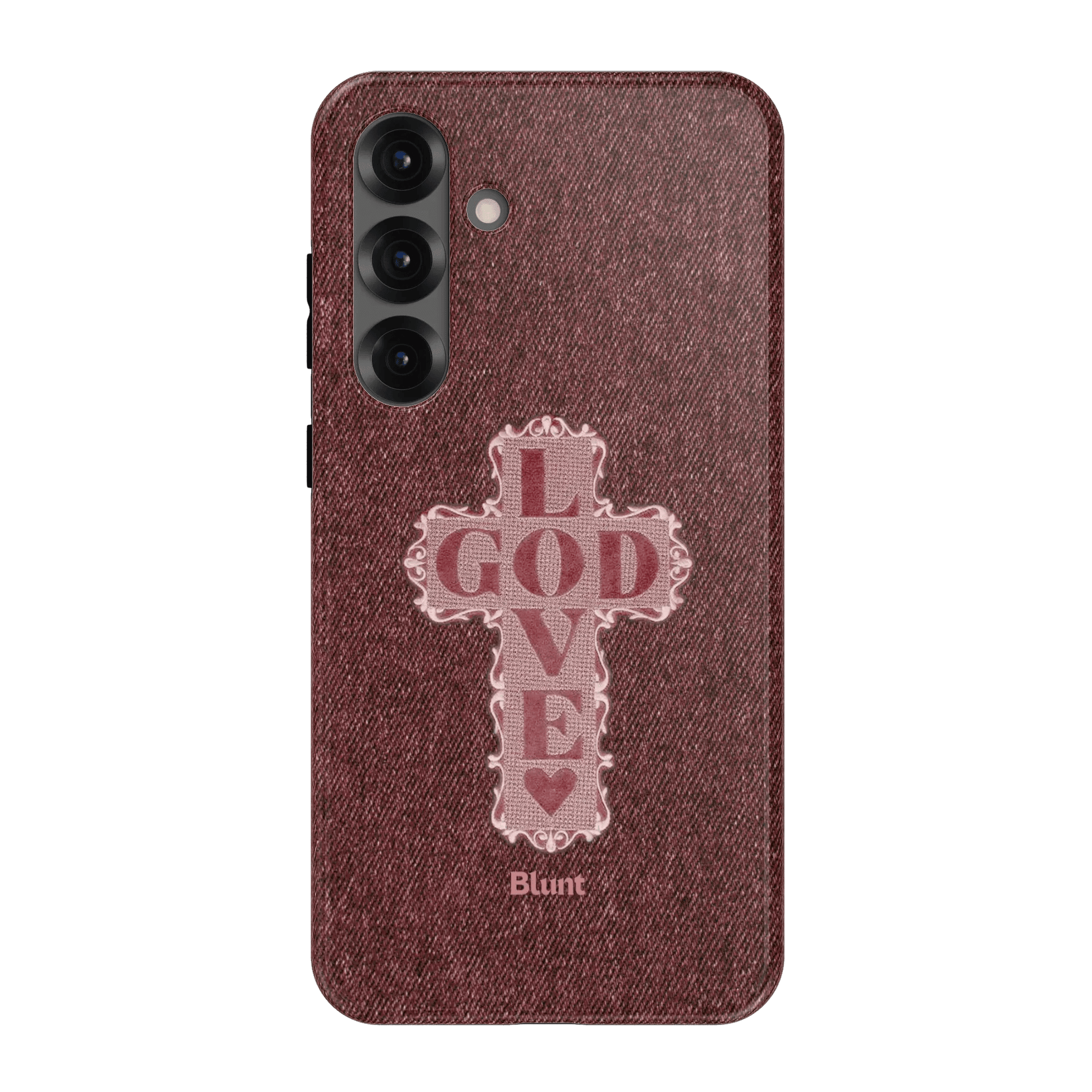 Love God Pink Cross Samsung Case - Blunt Cases