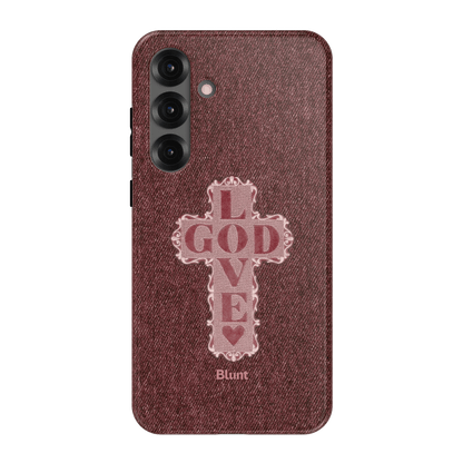 Love God Pink Cross Samsung Case - Blunt Cases