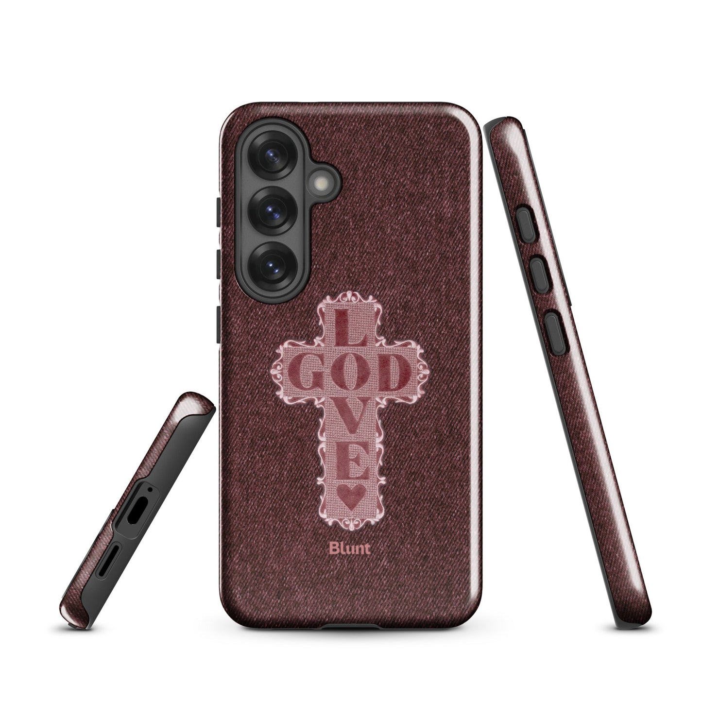 Love God Pink Cross Samsung Case - Blunt Cases