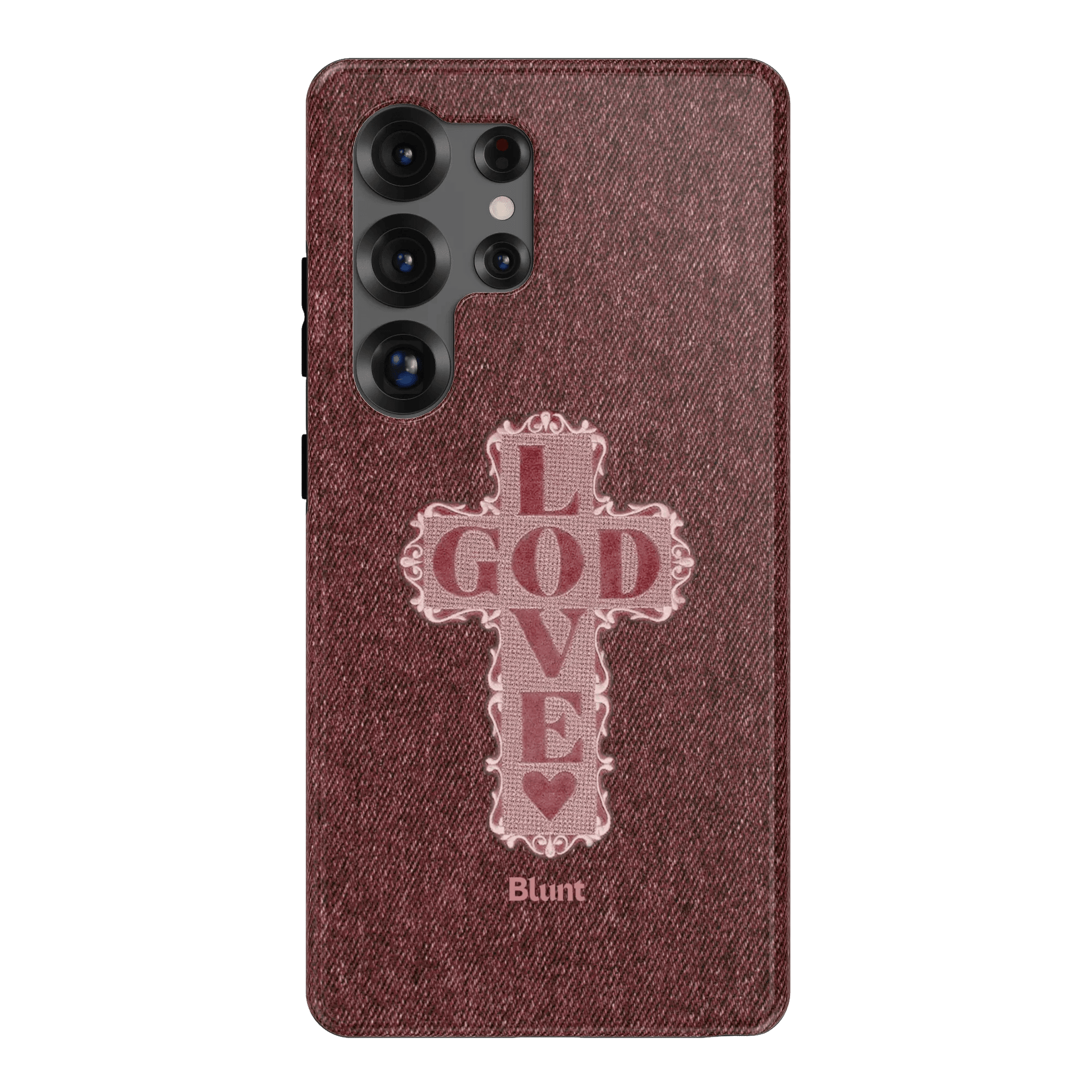 Love God Pink Cross Samsung Case - Blunt Cases