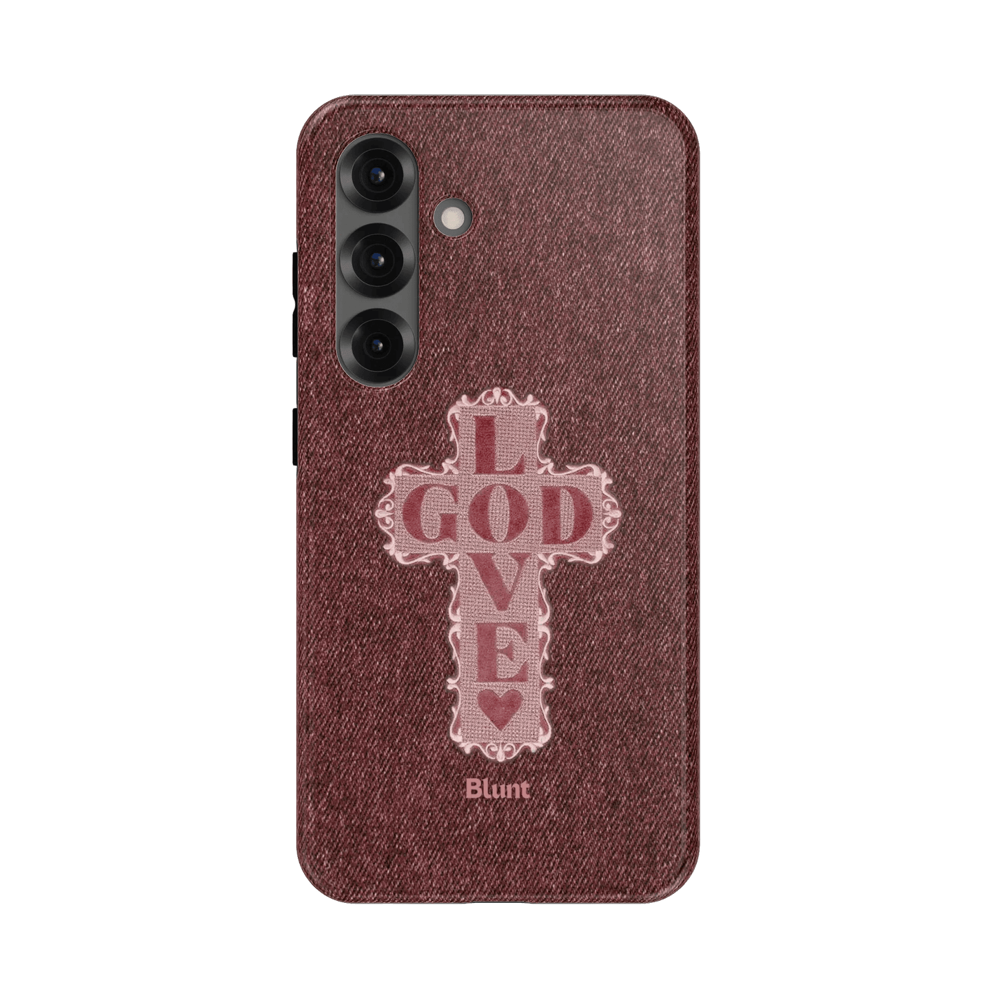 Love God Pink Cross Samsung Case - Blunt Cases