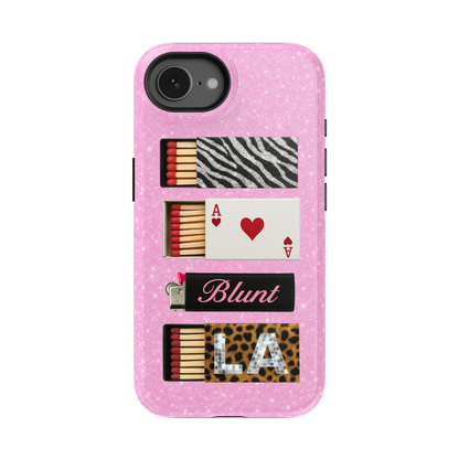 Baby Pink Match iPhone Case