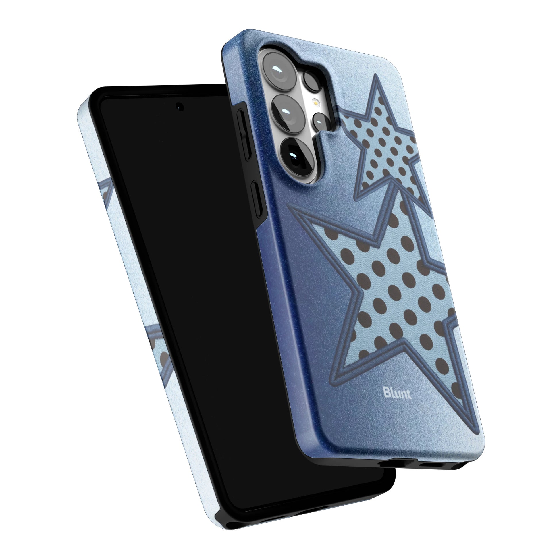 Blue-Polka-Star-samsung-case-Galaxy S26 Ultra-5