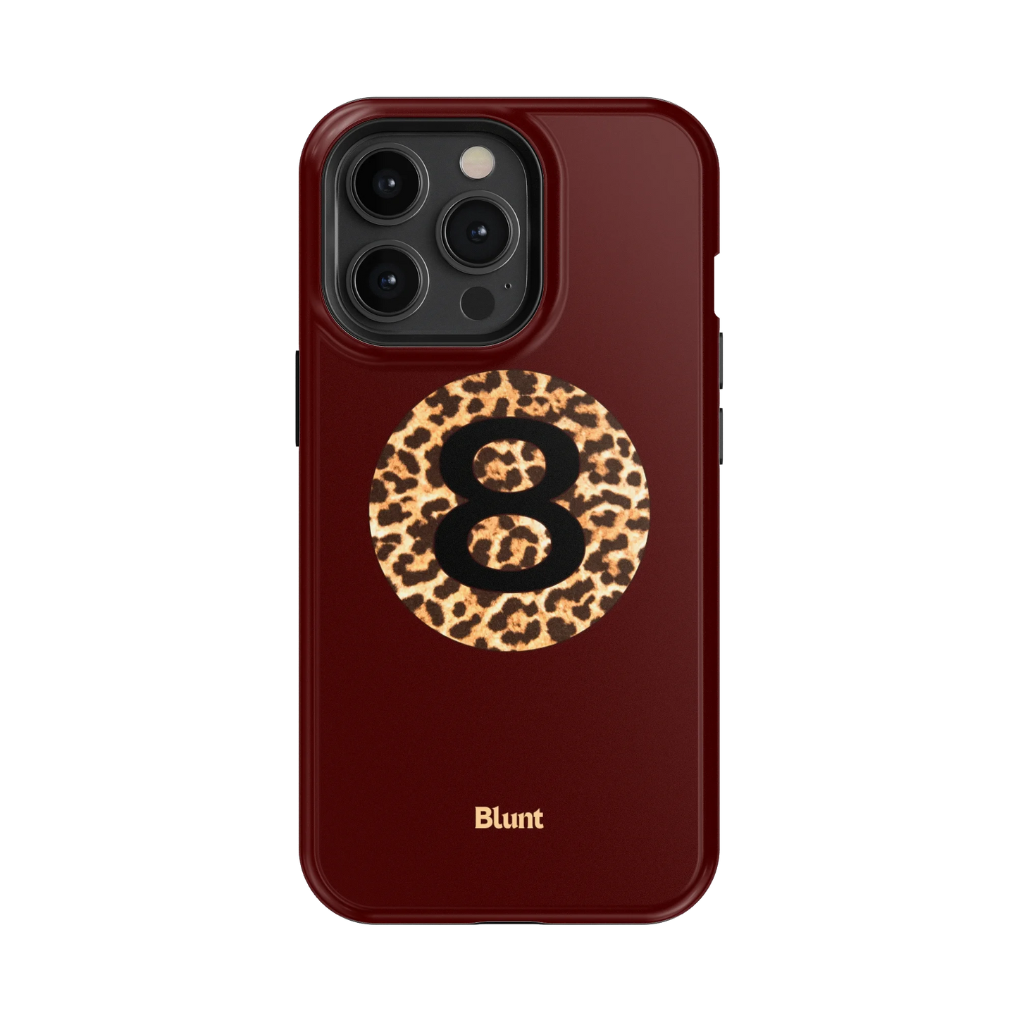 Burgundy Magic 8 iPhone Case