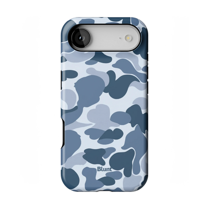 Bluish Camo iPhone Case