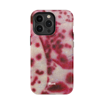Crimson Veil iPhone Case