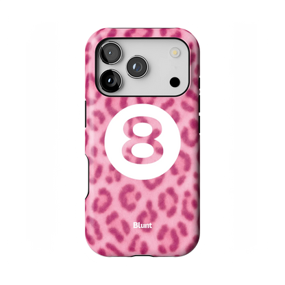 Pink Cheetah Magic 8 iPhone Case
