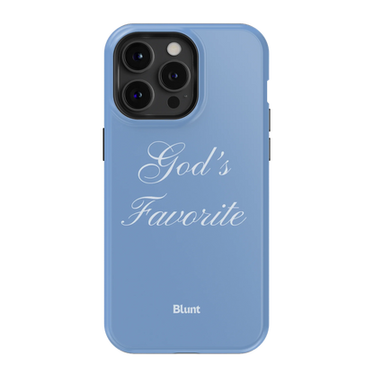 Gods Favorite Blue iPhone Case
