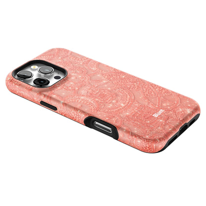 Coral-Glam-iphone-case-iPhone 16 Pro Max-2