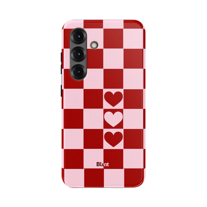 Checker Love Samsung Case