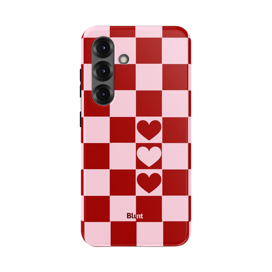 Checker Love Samsung Case