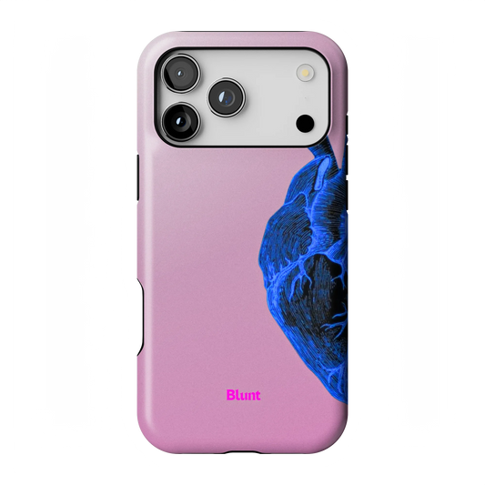Anatomy Heart Blue iPhone Case