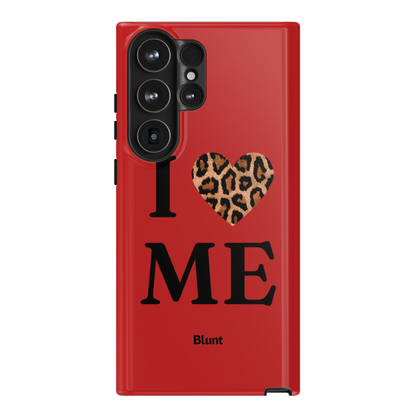 Red I Love Me Samsung Case