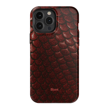 Crimson Depth iPhone Case