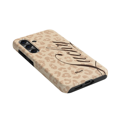 Cream Cheetah Lucky Samsung Case