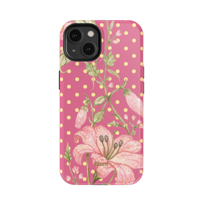 Cherry Blossom Dot iPhone Case