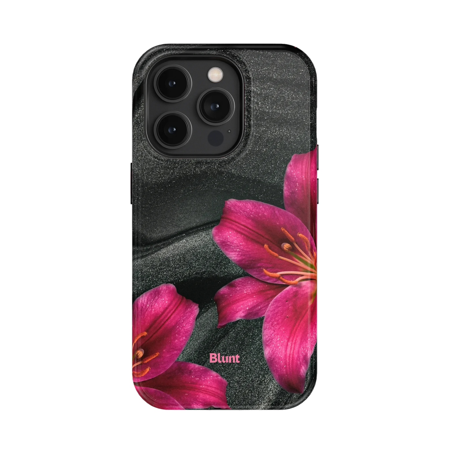 Midnight Petals iPhone Case