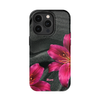 Midnight Petals iPhone Case