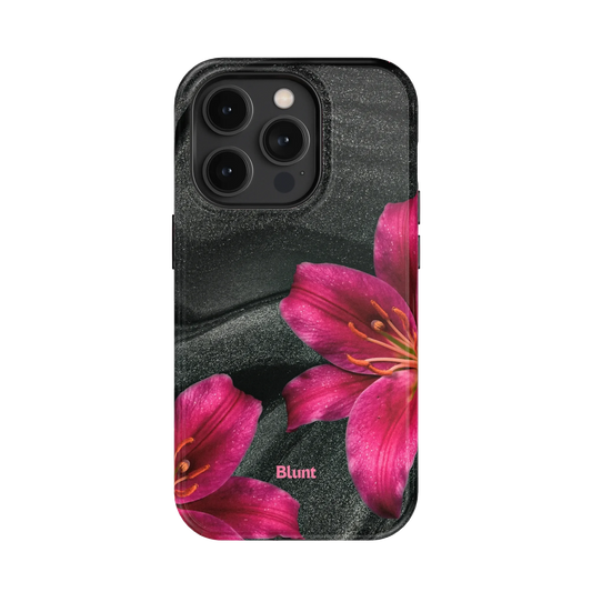 Midnight Petals iPhone Case